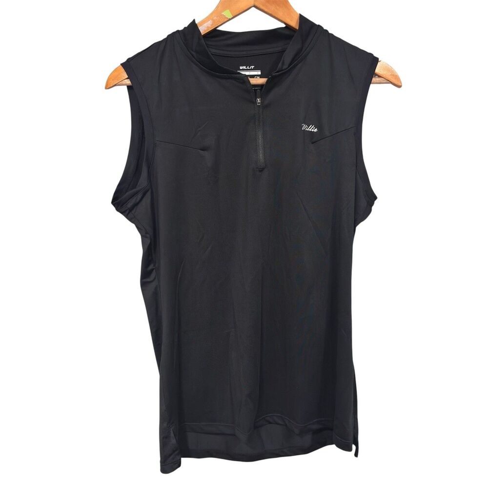 WILLIT Womens UPF 50+ Sun Protection Sleeveless Shirt Black Size M Tank Top